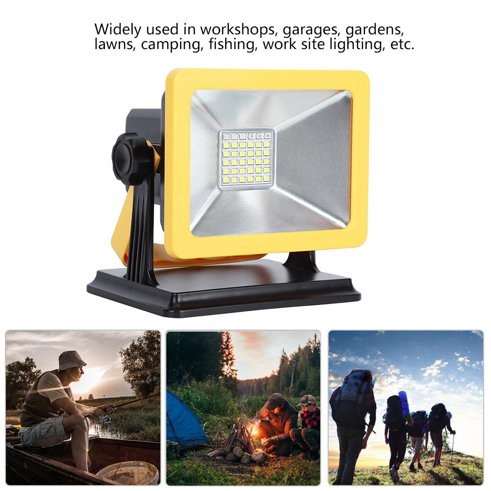 30W LED USB Rechargeable Flood Light Portable Waterproof Emergency Lights for Outdoor Camping