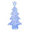 Christmas Tree with 160 LEDs Blue 150 cm Acrylic