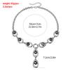European and American Jewelry, Exaggerated Irregular Black Diamond Y-shaped Necklace, Heavy Metal Party Dress Accessories