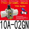 VBA Air Pressure Gas Booster Valve Pressure Pump Booster Cylinder VBA10A 11A 20A 22A 40A 42A 43A -02 03 04 Pneumatic Cylinder