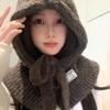 Wool Blend Balaclava Neck Warmer Scarf Hat For Cold Weather Winter Warmth Unisex Design For Outdoor Sport Activity