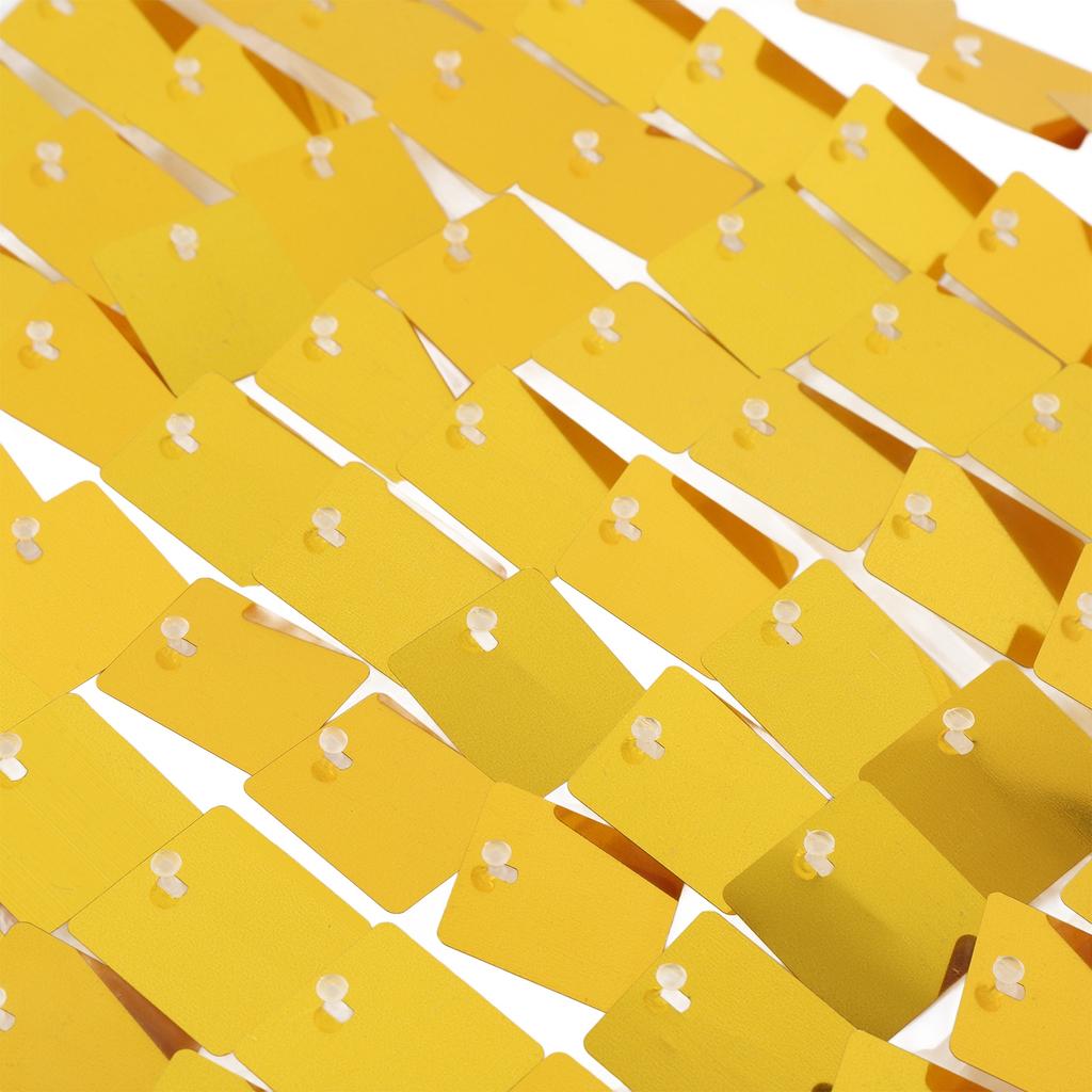 8PCS Square Sequin Wall Panels Glitter Backdrop for Birthday Wedding Party Decoration 30x30cm Sparkle Panel Set with Zip Ties