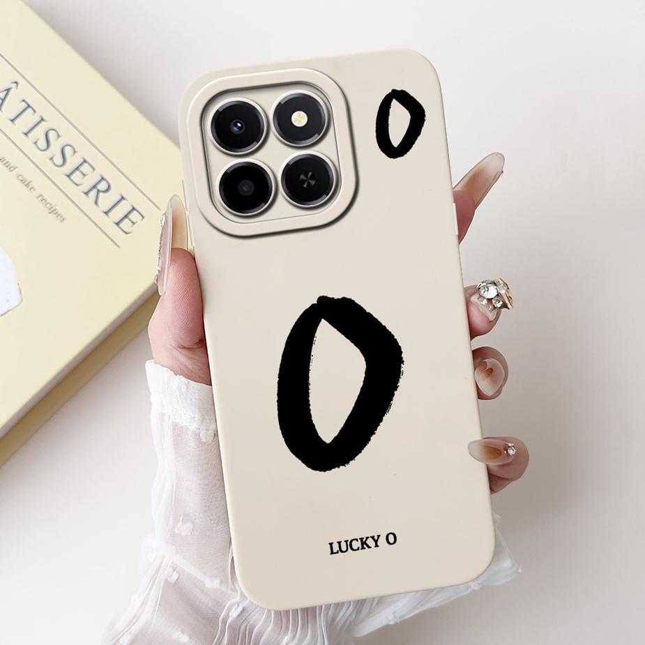 For Honor X6C Case NIC-LX1 NIC-LX2 NIC-LX3 Cute Lucky Letters Cover Soft TPU Phone Case For Honor X6c X 6c HonorX6C Fundas Coque