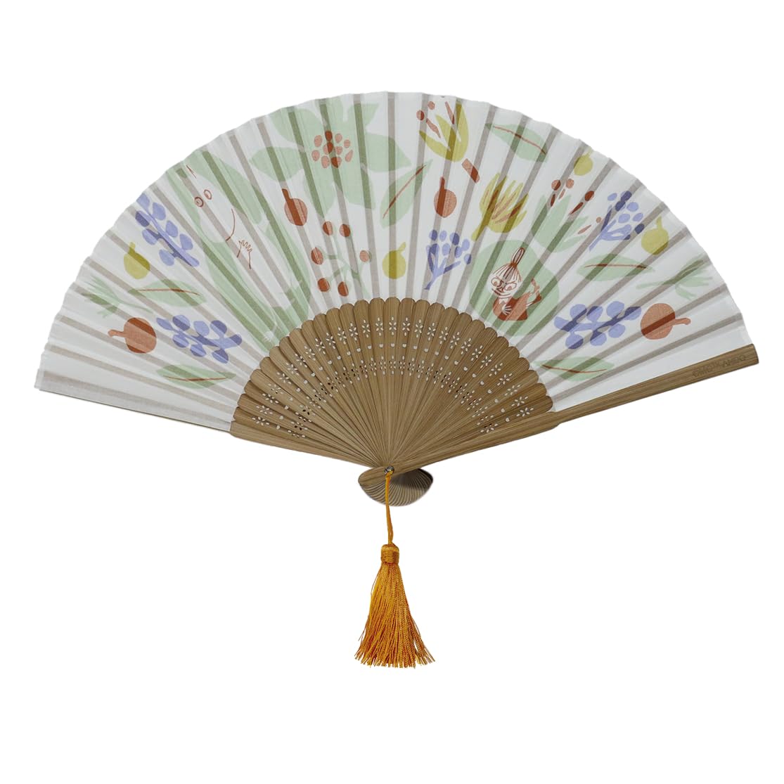 

Складной веер Муми-тролль, идеальный в качестве подарка, в коробке, 4580155444905 (7. цветение)