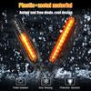 4Pcs Motorcycle Turn Signal Light Universal 12LED Front Rear Flowing Turn Lights Professional Sequential Indicator Running Lamp