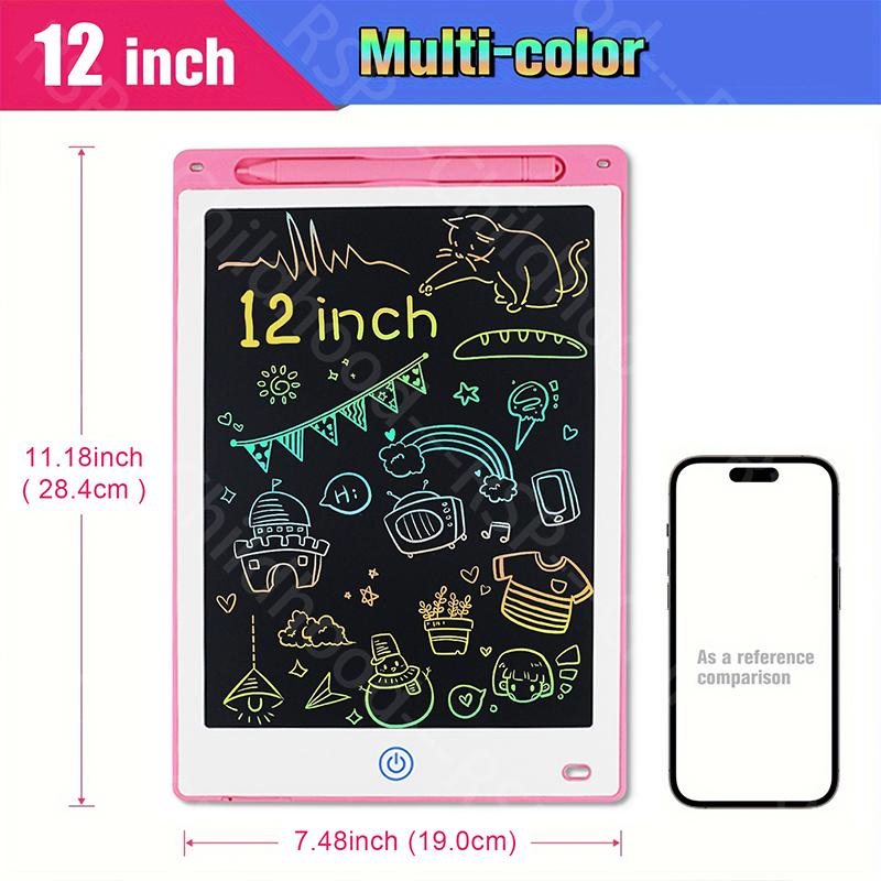 12 Inch LCD Writing Tablet Electronic Handwriting Drawing Board Digital Graphic Doodle Pad Educational Toy for Kids