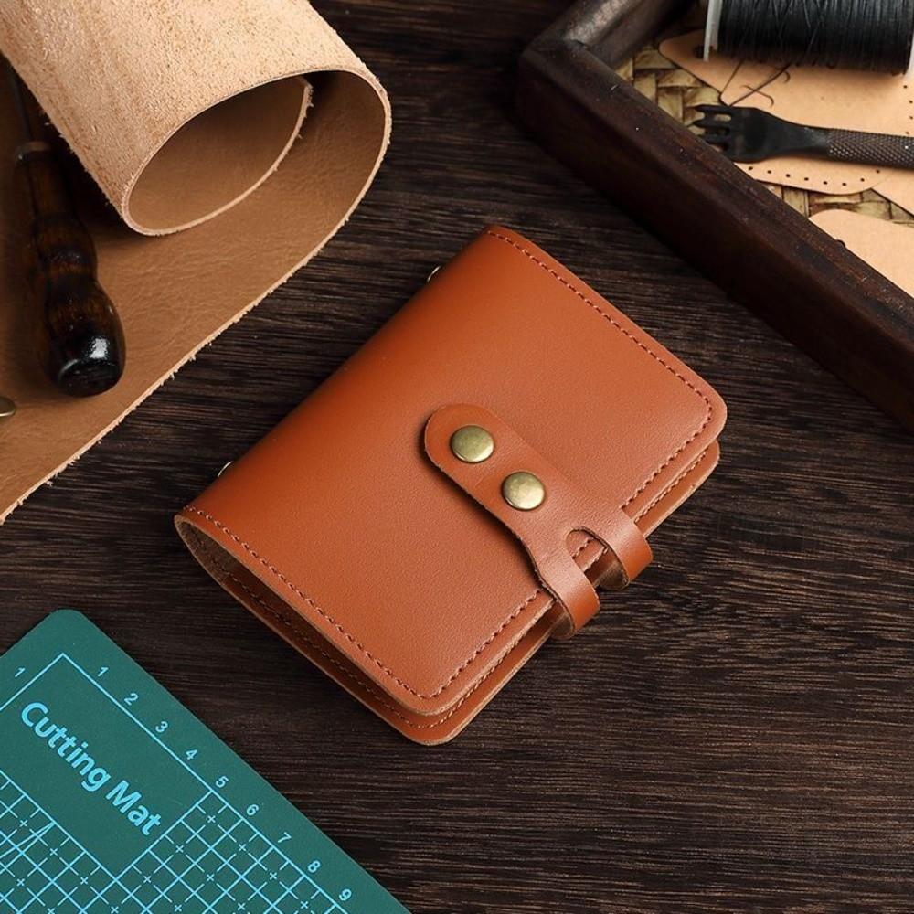 Fashion High-capacity Card Case PU Leather Unisex Business Card Holder 30 Bits Card Bag Men