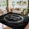 Led Zeppelin Design Crystal Velvet Rug Soft Decorative Mat for Bedroom Entrance