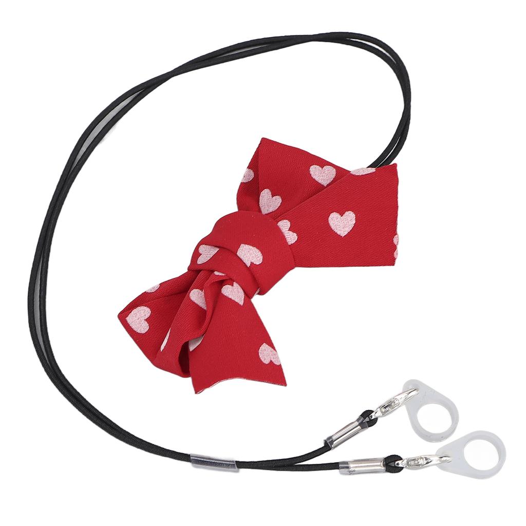Portable Hearing Aid Clip Cute Bowknot Shape Loss Prevention Lanyard for Adults Senior