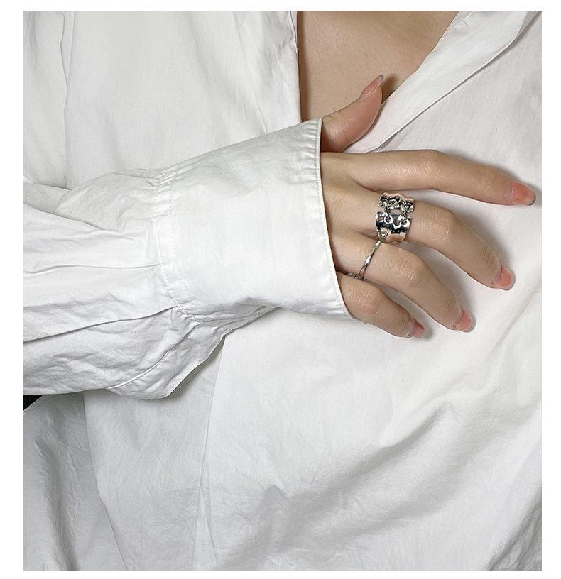 S925 Sterling Silver Korean Fashion Niche Rings - INS Style Blogger Personality