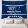 City Grizzlies Bear Logo Quick-Dry Tapestry Hanging for Bedroom,Livingroom, Playroom,Decor Art Room Wall Tapestry Holiday and Birthday Gifts