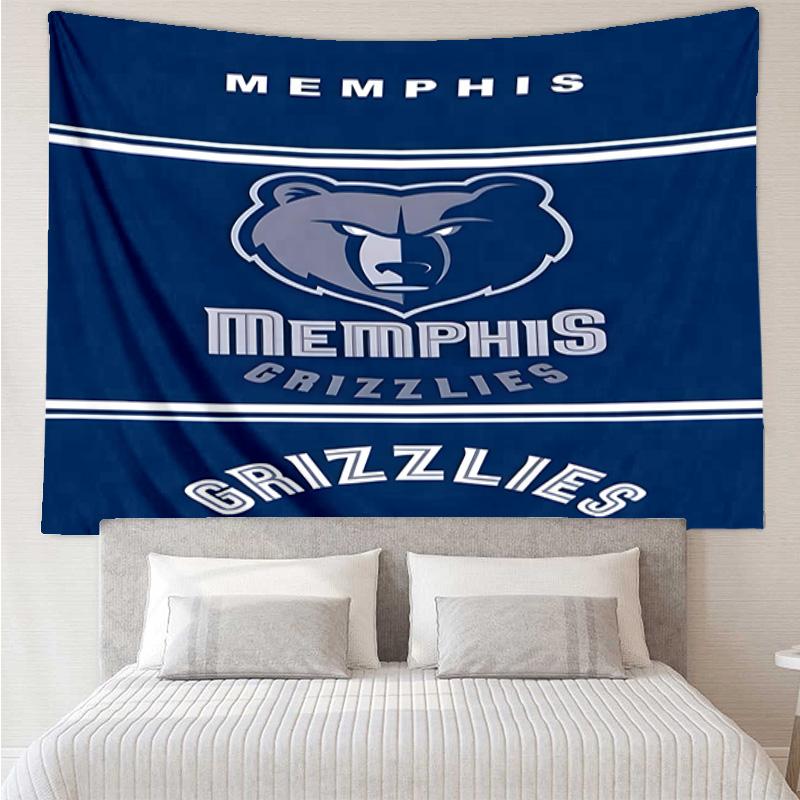 City Grizzlies Bear Logo Quick-Dry Tapestry Hanging for Bedroom,Livingroom, Playroom,Decor Art Room Wall Tapestry Holiday and Birthday Gifts