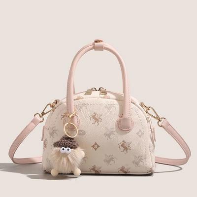 A Rustic Style Small Bag, A Fashionable and Versatile Crossbody Bag for Women, and A Casual Hand-held Pillow Bag