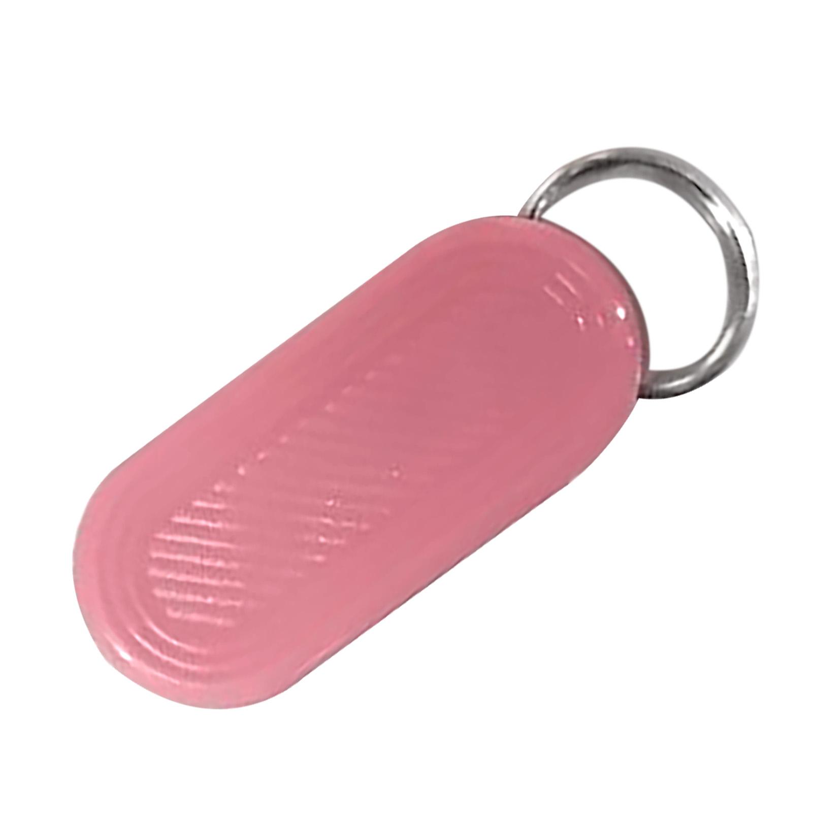 

Мини-пластиковый брелок для лекарств, портативный брелок для лекарств для деловых поездок розовый