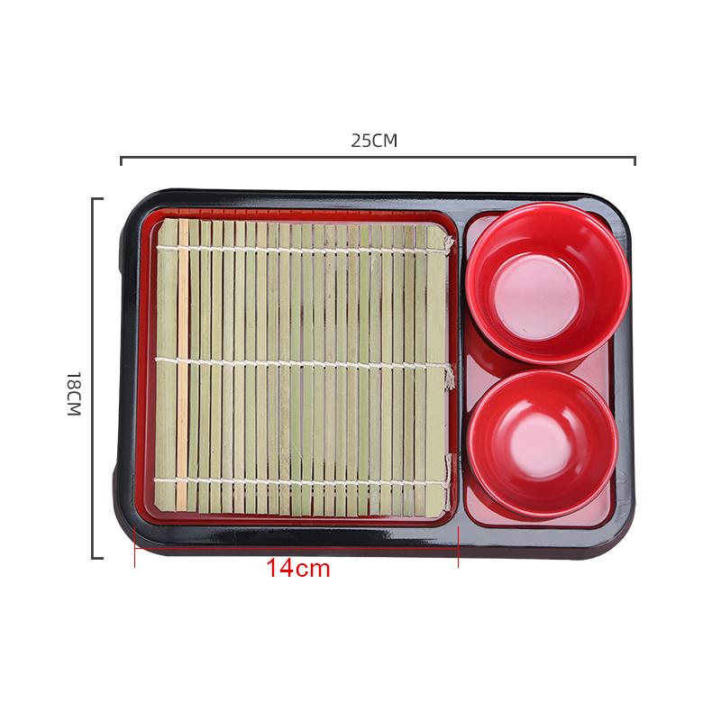 Teller für kalte Nudeln im japanischen Stil, Sushi-Restaurant, Soba, Udon, mit Bambusmatte, Geschirr für Dipsaucen, Tasse, Küche, koreanisches Geschirr