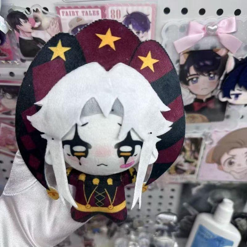 New  Pierrot 10cm The Freak Circus Freaks Plush Doll Cute Anime Peripherals Toy Birthday Christmas Gift