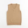 Chaleco Japonés de Punto con Cuello en V de 21 Colores: Prendas de punto Otoño/Invierno