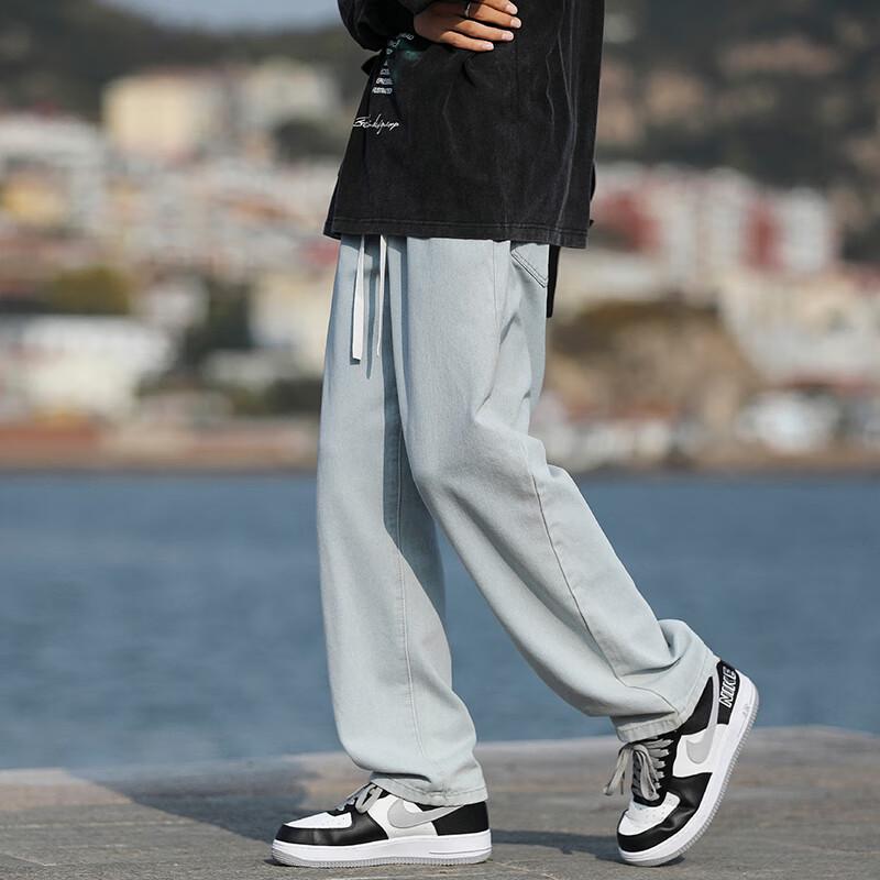 NASA GISS Men's Loose Retro Straight-Leg Jeans