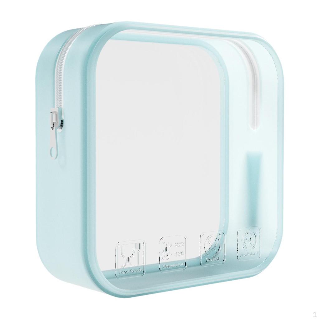 Portable Silicone Cosmetic Case for Travel Toiletries Organization