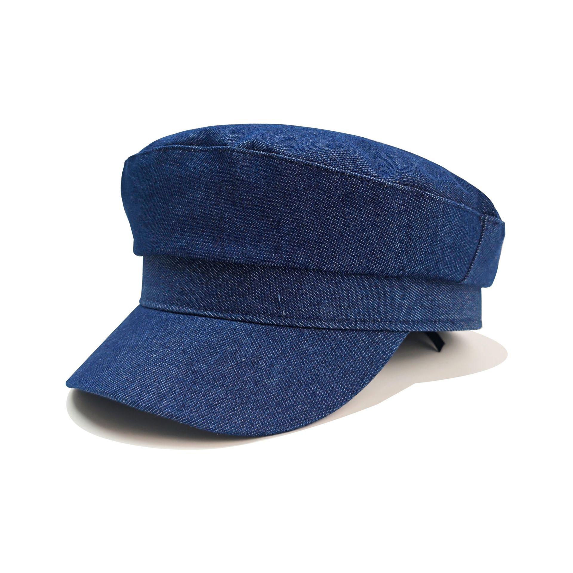 JYL TS Сделай сам Военная кепка Повседневная восьмиугольная кепка Зимняя шапка Войлок darkblue_ темно-пурпурный