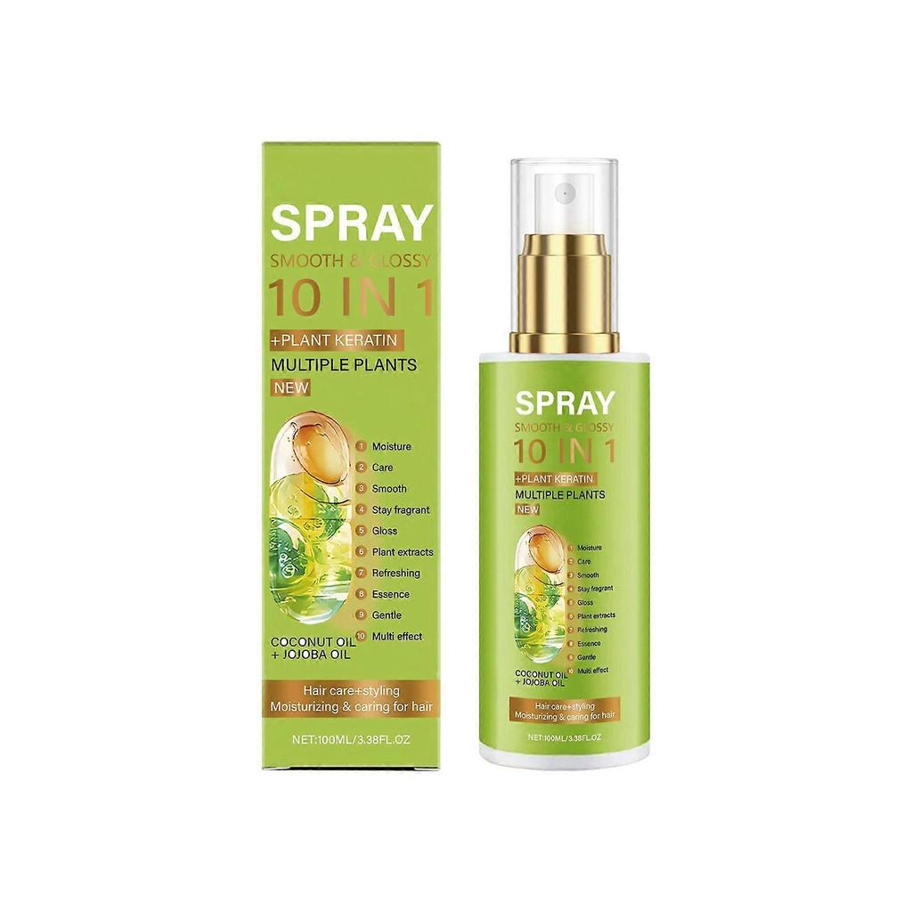 Hair care spray naturally fluffy, smooth, silky, shiny, nourishing and moisturizing frizzy hair hair care spray 1