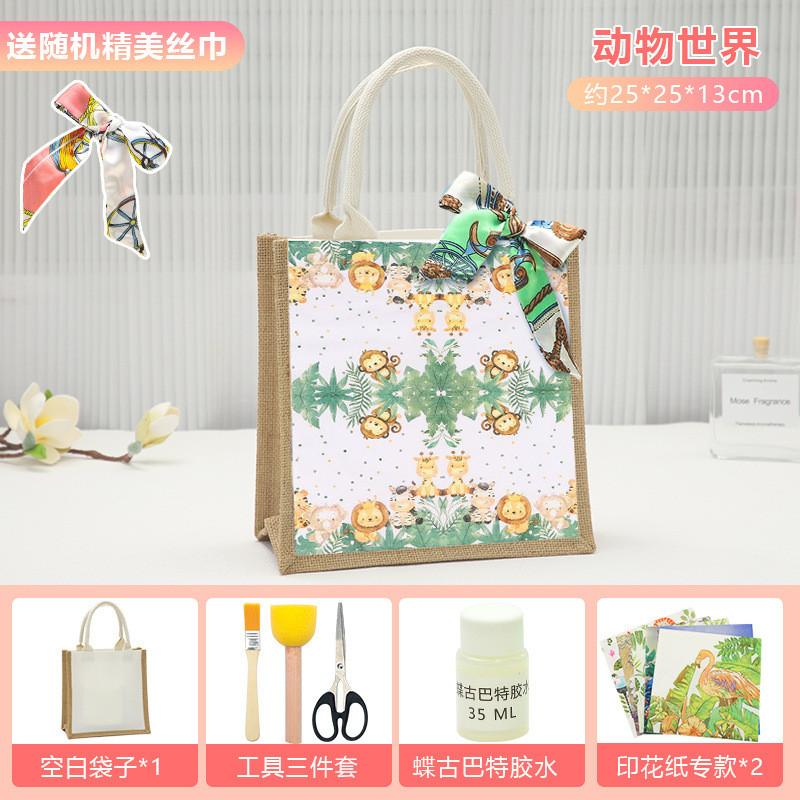 Unique Butterfly Cap Handmade Tote Bag Diy Project Kit Perfect For Creative Gifts