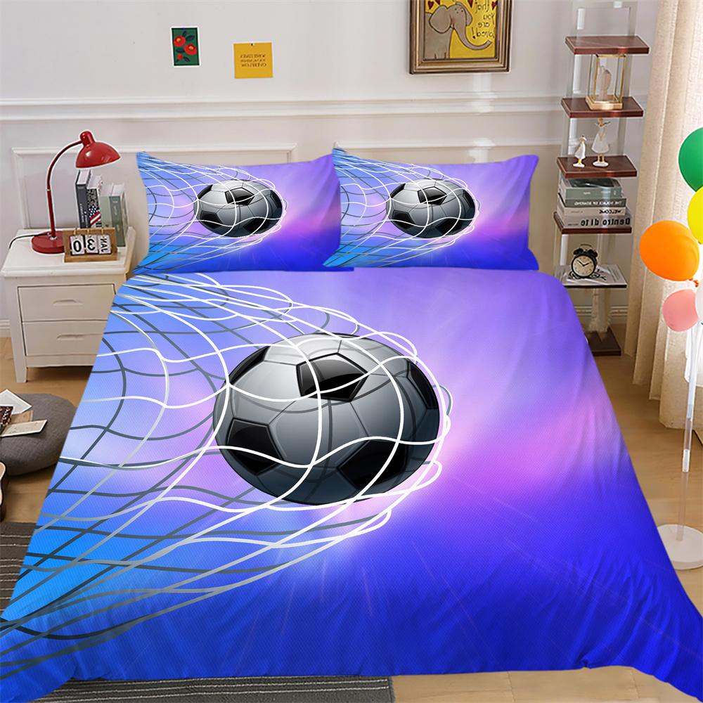 Pościel z nadrukiem w kulki Pokrowiec w pełnym rozmiarze Pościel dla chłopca Projekt Wysokiej klasy poliestrowa, fajna pościel do domu