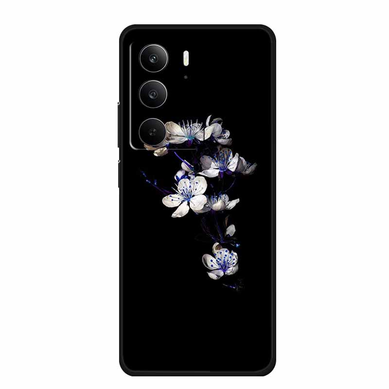Black Silicone Case For Realme C71 Case C 71 Coque Cartoon Cat Soft Back Cover For Realme C71 Phone Cases RealmeC71 Funda Shell