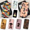 D-Dachshund S-Sausage Dog Phone For Samsung Galaxy A53,31,52,72,41,22,73,32,71,Note,J7,8,9,5G Soft Black Silicone Case