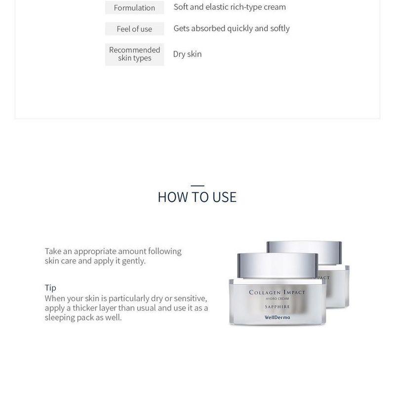 WellDerma Sapphire Collagen Impact Hydro Cream
