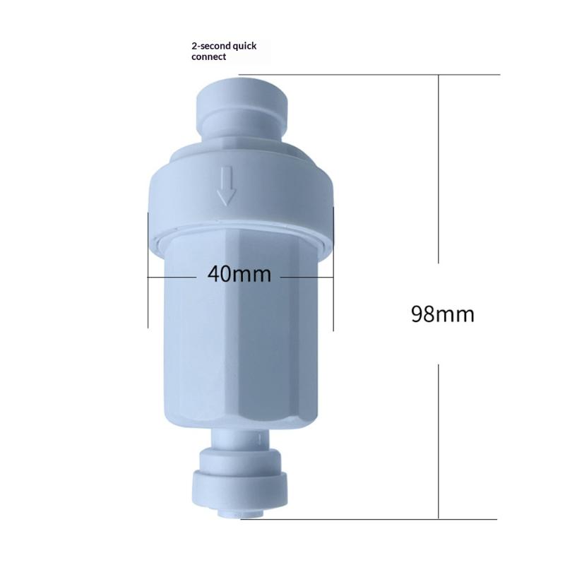 1Pcs Quick-plug Water Dispenser Filter 1/4 Inch Micro-filter Easy DIY Install for Daily Clean Tap Water