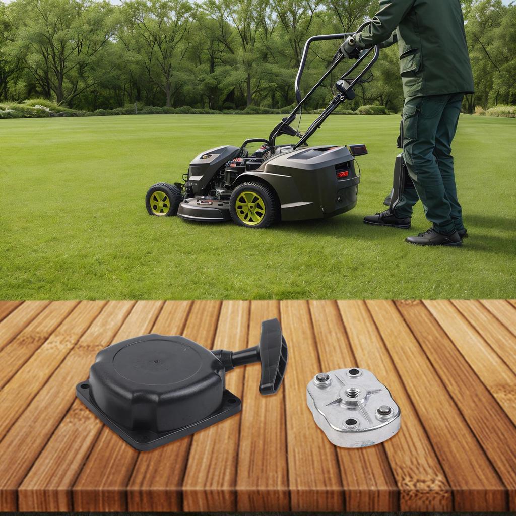 Recoil Pullstart Starter Assembly for Brush Cutter Lawn Mowers and For Strimmers with Rope and Claw Pawl Replacement Set