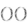 ZHUKOU 4 styles of earrings/studs with zirconia and snake motifs Atmospheric and glamorous earrings for women: VE1321-VE1324