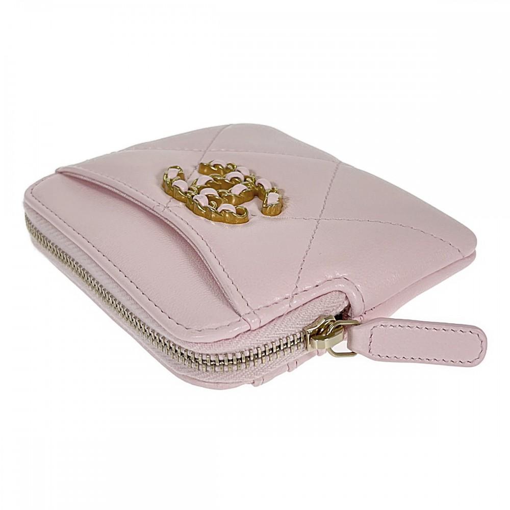 Chanel AP2086 Coin Case Pink Lambskin Women