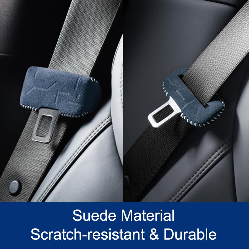 For Zeekr 007GT 7X 001 009 Car Seat Belt Cover Suede Anti Collision Protector Cover Anti Scratch Interior Accessories
