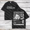 Lato 2026 Nowość: T-shirt z nadrukiem w stylu ulicznym z wzorem Evangelion, styl Y2K, odpowiedni zarówno dla mężczyzn, jak i kobiet
