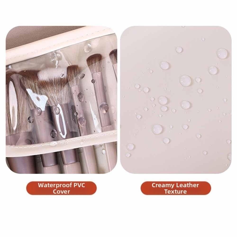 Waterproof Cosmetic Storage Bag Dust-proof Roll Cosmetic Bag Makeup Brush Bag  Holiday Gift