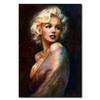 Klasické plátno s filmovou hvězdou Sexy Marilyn Monroe Portrét Plakáty Tisky Nástěnné umění Obraz pro obývací pokoj Domácí dekorace
