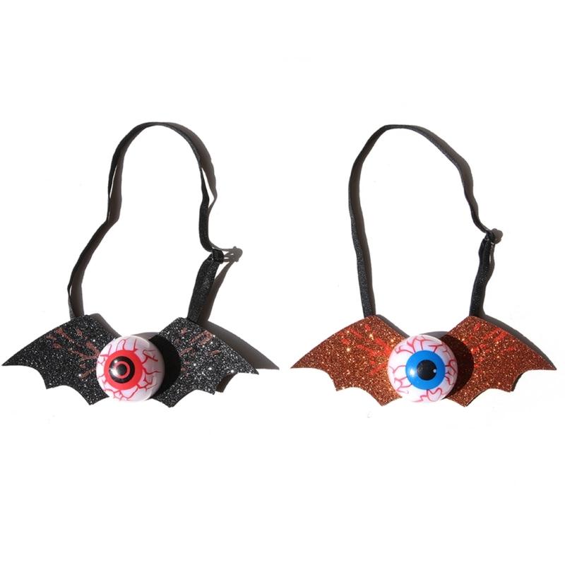 Flackernde LED Augapfel Krawatte Verstellbarer Riemen Festival Krawatte Dekorationen Für Halloween Kostüme Und Themenpartys