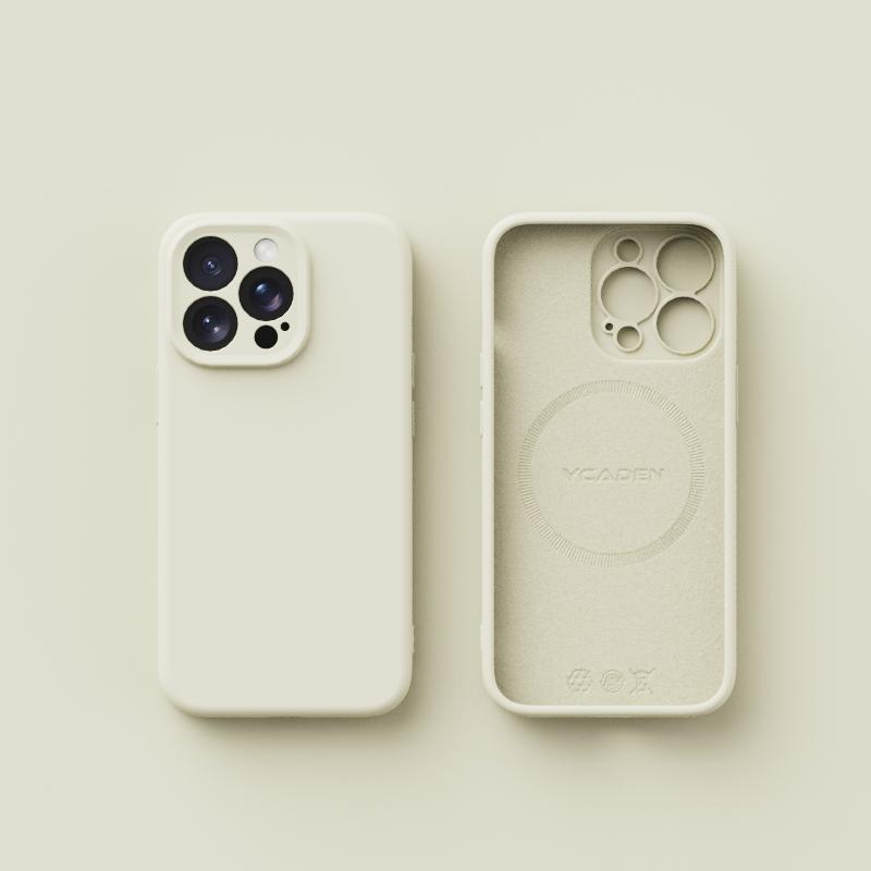 For Wireless Charging Magsafe Soft Liquid Silicone Phone Case For iPhone 15 14 Pro Max 15Pro Magnetic Slim Skin Protection Cover