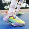 New Basketball Shoes Low State MD Rubber Sole Friction Luminous Men's and Women's Actual Combat Cement Blue Ball Shoes Mesh 2025