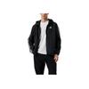 adidas Logo Stripe Hooded Jacket Men Outerwear Black IB0378