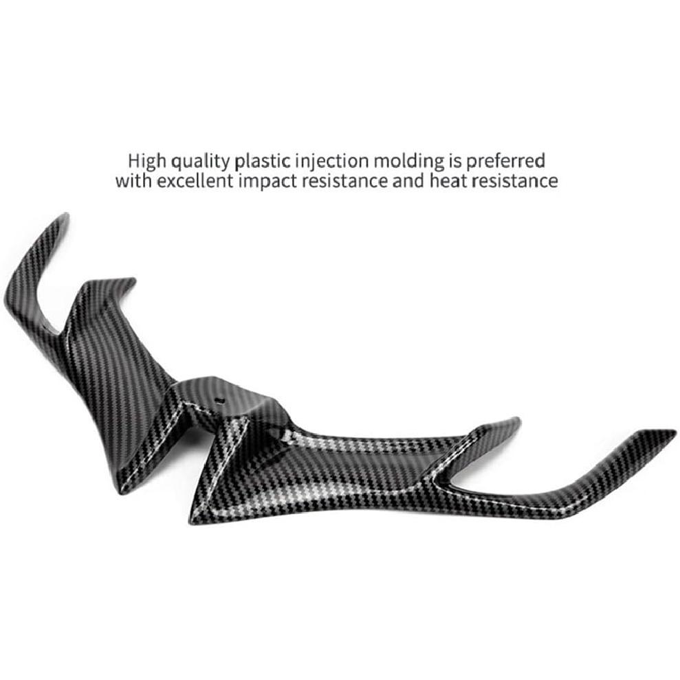 Motorcycle Winglet Carbon Universal ABS Fiber Fairing Motorcycle Wing Aerodynamic Winglet Dynamic Spoiler Wings Compatible for R15 V3 2017-2020