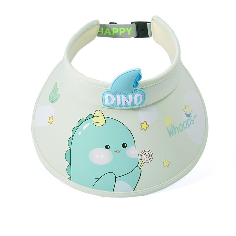 Children s Cartoon Sun Hat With Cute Design For Sun Protection циан