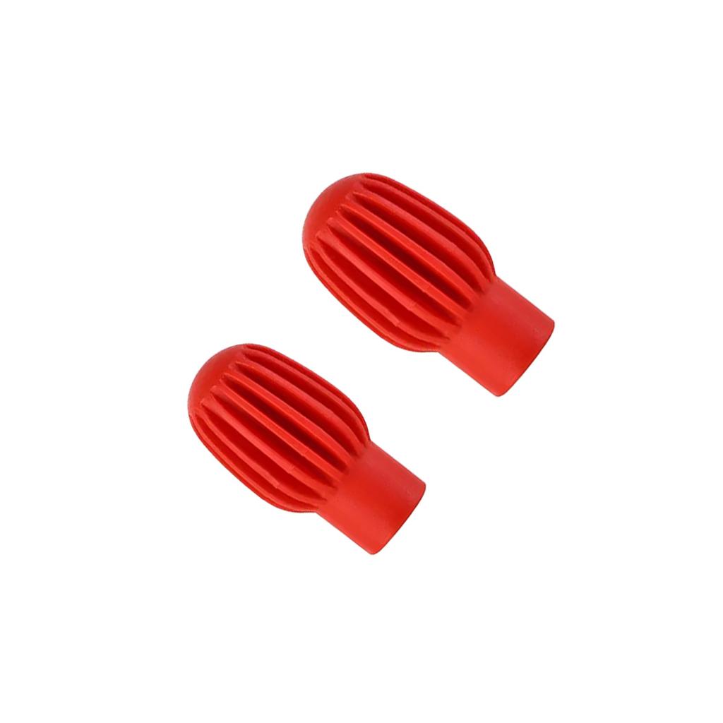 2PCS/4PCS Drum Mute Silicone Sleeves - Weakened Sound Silencers, Practice Tips, Drumstick Head Rubber Sleeves for Quiet Drumming