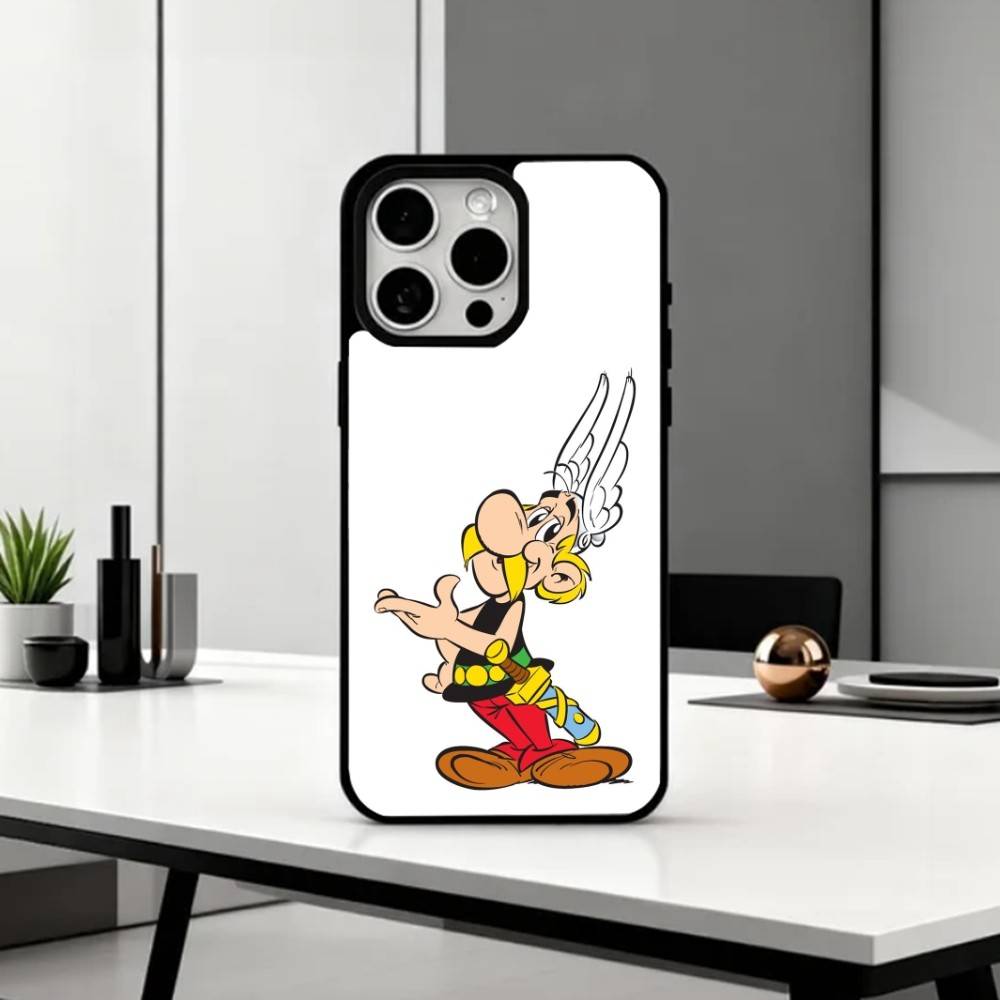 A-Asterix C-Cartoon O-Obelix   Phone Case For iPhone17,16,15,14,13,12,11 Plus,Pro Max Magnetic For Magsafe Wireless Charging
