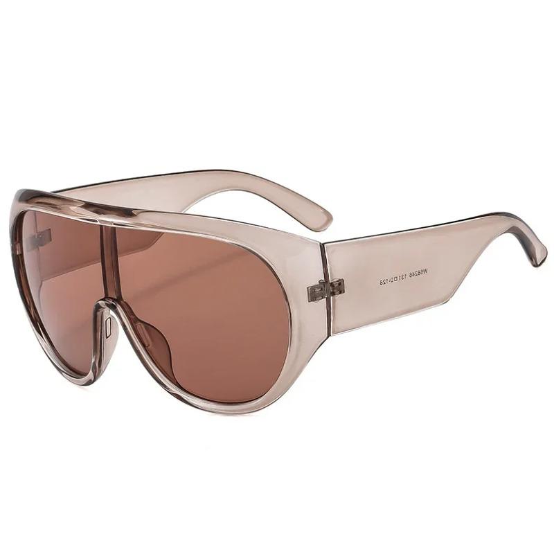 New Oversized Frame Sports Sunglasses Trendy Men's And Women's Personalized Sunglasses Outdoor Cycling Sun Protection Glasses
