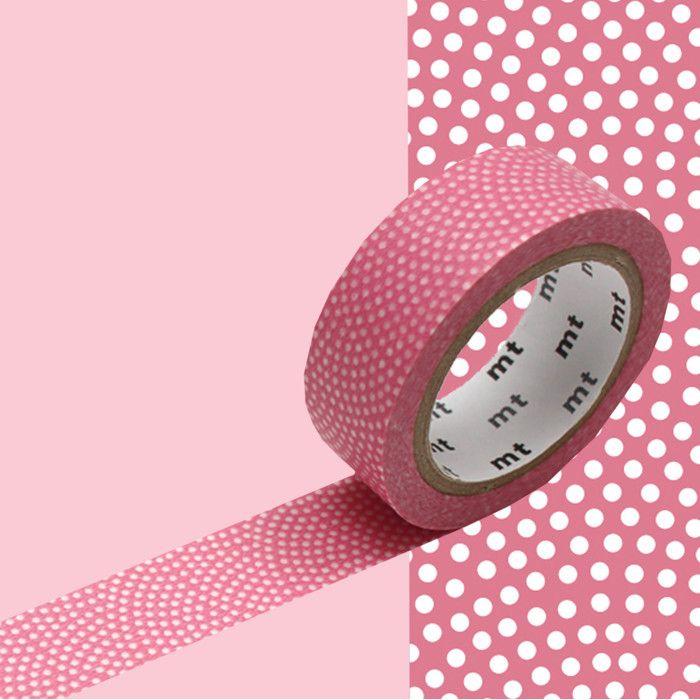 Masking Tape MT pois samekomon rose pastel