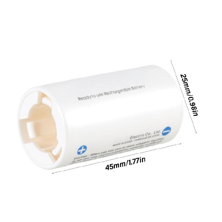 Efficient LR6 AA To LR14 C Size Power Cell Adapter Sleeve Case for Seamlessly Battery Transition Holder