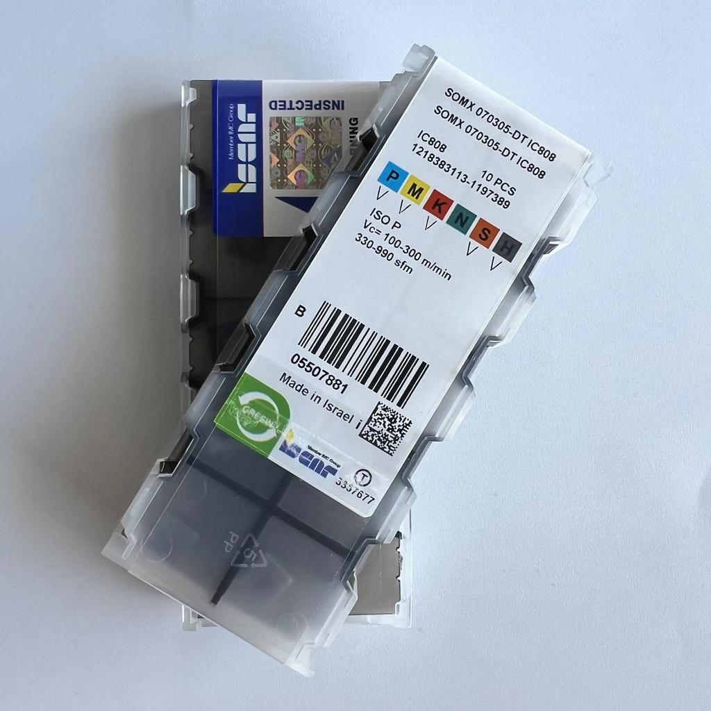 ISCAR / SOMX070305-DT IC808 /Industrial Indexable Carbide Inserts 10 Pcs